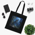 Moonlit Castle Tote Bag - Cotton, Black, Enchanting Design - Accessories