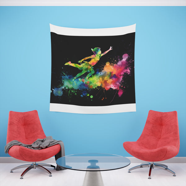 Neverland's Neon Glow: A Tapestry of Peter Pan's Watercolor Dreams
This | Wall Tapestry | All Over Print, AOP, Decor, Halloween, Home & Living, Home Decor, Indoor, Spring Essentials, Sublimation, Tapestry | Prints with Passion
