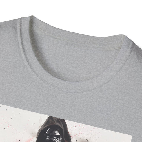 Bold charcoal Kylo Ren T-shirt with striking villain illustration
