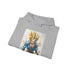 Navy Super Saiyan Fury Hoodie - Dragon Ball Z Trunks design.