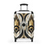 Abstract Art Deco Pattern Small Black Suitcase - Vintage-inspired travel accessory.