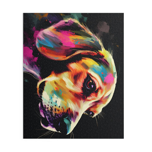 Adorable Beagle Bliss jigsaw puzzle for dog lovers.