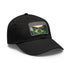 Brazilian pride flag baseball cap with green, yellow, blue design.