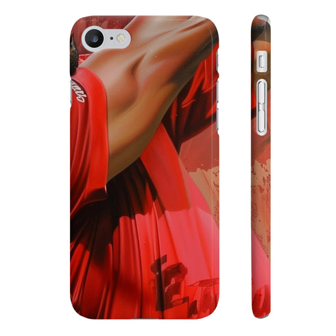 Slim Glossy Golf Phone Case for iPhone 7 Plus and 8 Plus.