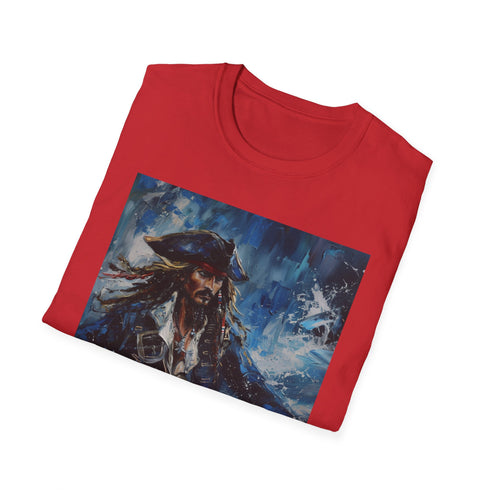 Charcoal pirate compass tee, regular fit, great for spring.