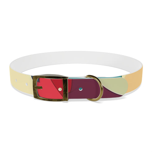 Retro Waves Dog Collar: Vibrant, Stylish and Fun!