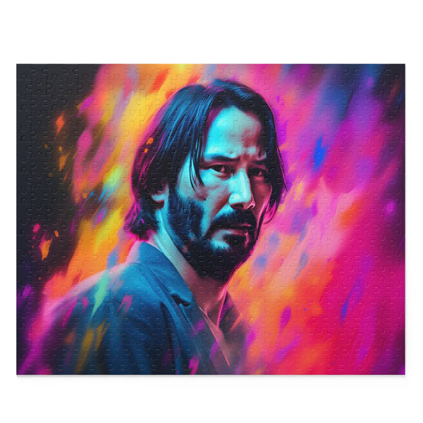 Keanu Reeves Neon Puzzle Collection | Puzzle | Back-to-School, Fall Picks, Games, Holiday Picks, Home & Living, Puzzles, TikTok, Valentines Day, Valentines Day Picks | Prints with Passion