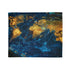 Holographic Map of Forgotten Worlds Plush Fleece Throw Blanket