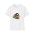 Southern Charisma Vibrant Radiance Cotton Crew Neck T-shirt in Charcoal, Small