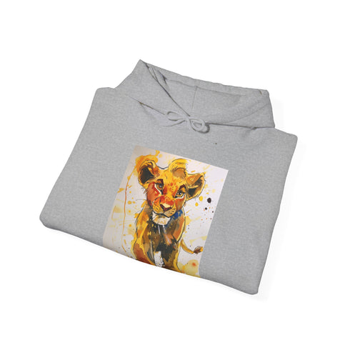 Unisex navy Simba Lion King Pride Lands Prince graphic hoodie.