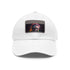 De Niro Signature Cap in White with Light Brown Patch