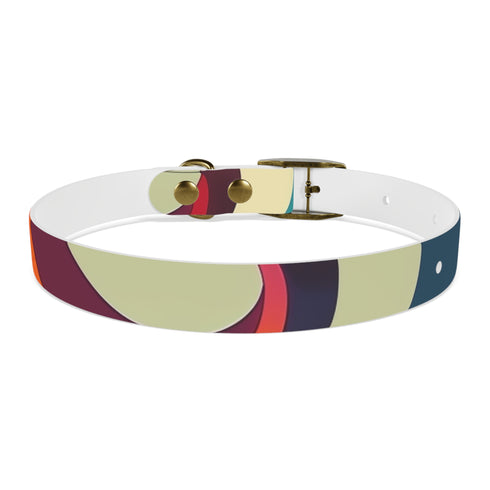 Retro Waves Dog Collar: Vibrant, Stylish and Fun!