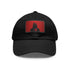 Dark Side Vader Cap in White with Light Brown Patch.