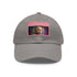 Neon Obama Dream Baseball Cap White Light Brown Rectangle Vegan Hat