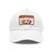 Lovable Lab Cap in White with Light Brown Patch