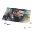 Colorful Batman watercolor jigsaw puzzle for Dark Knight fans.
