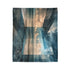 Storm Breaking Through Layered Dimension — Plush Fleece Throw Blanket — Product Detail View 7