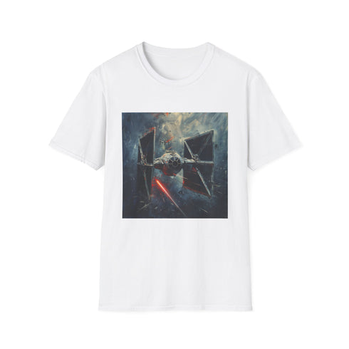 Charcoal Star Wars Tie Fighter T-Shirt, Precision-Flying Starfighter Theme