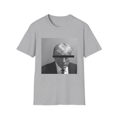 Charcoal cotton Iconic Entrepreneur Tee with crew neck featuring stylized business portrayal