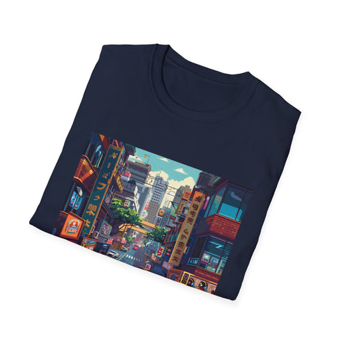 Vintage video game vibes t-shirt in charcoal, size small.