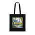 Central Park Serenity Tote Bag in Black Cotton with DTG Print