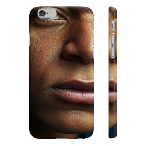 Mbappé France Phone Case, Glossy Slim iPhone 8 Plus Variant