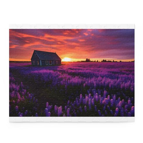 Vibrant Dutch flowers field puzzle for a relaxing challenge