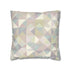 Soft pastel geometric pillowcase for modern elegance in bedroom decor