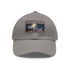 London Night baseball cap with white patch in rectangle shape.