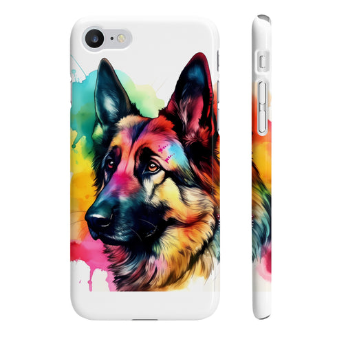 German Shepherd Pride Glossy iPhone 7 Plus Phone Case