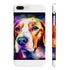Slim glossy Beagle phone case for iPhone 7/8 Plus.