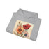 Wildflower Whisper Floral Navy Hoodie - Regular Fit Men's/Women's Unisex
