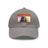 Neon Dreams Baseball Cap in White with Light Brown Patch
