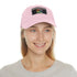 Caesar Neon Dream Baseball Cap in White with Light Brown Patch