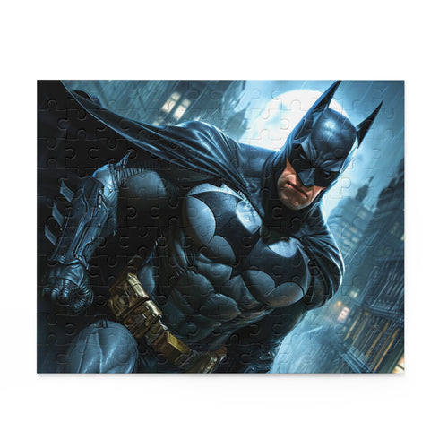 Batman Gotham City puzzle with iconic scenes and characters for Fall.