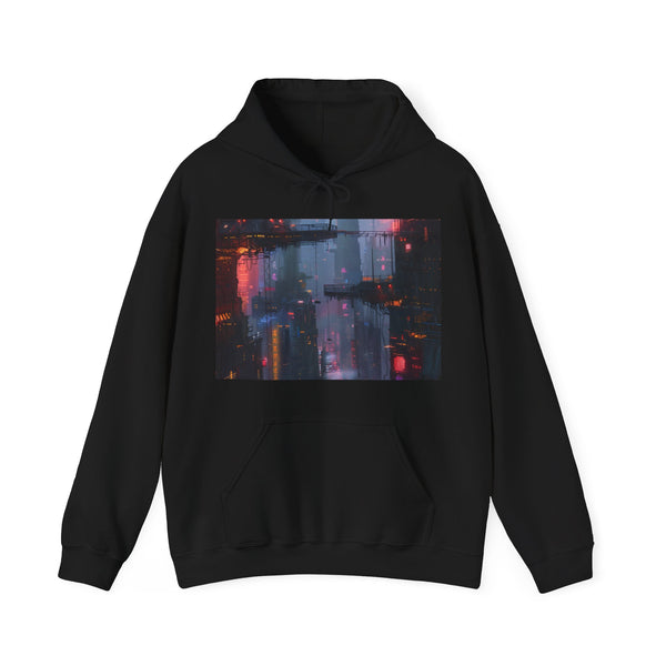Electric Dreamscape Cyberpunk PS5 Hoodie | Hoodies | DTG, Hoodies, Men's Clothing, Regular fit, Unisex, Women's Clothing | Prints with Passion