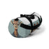 Quirky Giraffe Hipster Small Duffel Bag with All Over Print