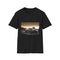 Men's charcoal cotton crew neck t-shirt with vibrant Aston Martin racing design
