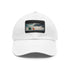 Emerald Isle Pride Baseball Cap in White with Light Brown Patch