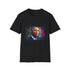 Beacon of Hope in Vibrant Hues | T-Shirt | Artistic apparel, Barack Obama, Fashion statement, Graphic tee, Limited edition, Neon colors, Political fashion, T-shirt, Unique design, Watercolor | Prints with Passion