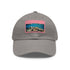 Great Barrier Reef themed white baseball cap with coral reef design.