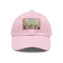 Buckingham Palace Watercolor Cap in White with Light Brown Patch