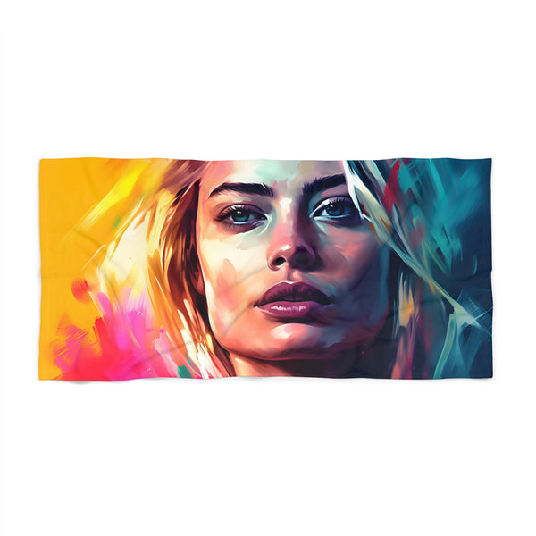 Neon Watercolor Genesis Towel RGB