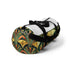 Abstract art deco patterned duffel bag for stylish modern travelers.