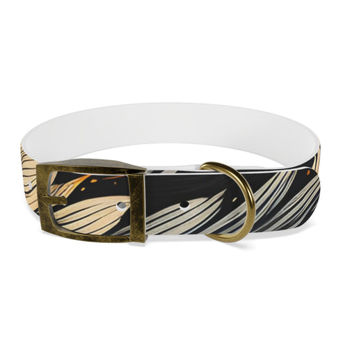 Small Black Onyx Dog Collar for Stylish Pets-Great Walking Accessory