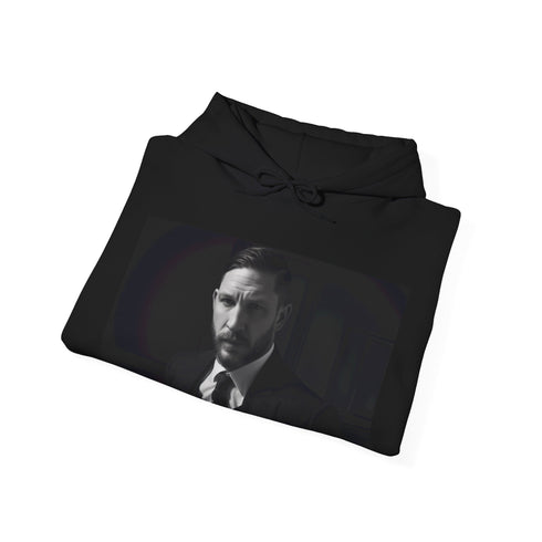 Tom Hardy Watercolor Portrait Navy Hoodie Men Women Unisex Regular Fit