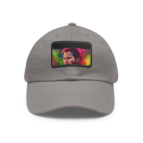 Neon Prism Chris Pratt Cap in White with Light Brown Patch
