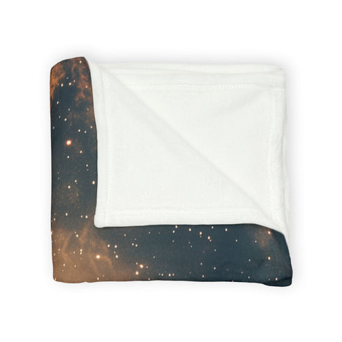 Inverted Volcano Raining Stardust — Plush Fleece Throw Blanket — Product Detail View 8