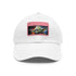 Galactic Master Neon Watercolor Cap in White with Light Brown Patch