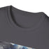 Charcoal cotton Star Wars tee with Imperial Star Destroyer design.